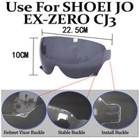 Visière solaire photochromique JO pour casque de moto JO EX-ZERO CJ3, lentille de casque, écran de protection, pare-brise, accessoires, pièces moto