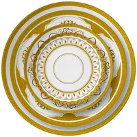 Изысканные наборы посуды, золотые роскошные золотые свадебные тарелки из костяного фарфора, однотонная керамическая золотая пластина с инкрустацией