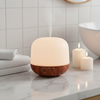Diffuseur d'arômes ultrasonique 250 ml en gros, machine diffuseur de parfum, diffuseur d'huiles essentielles en bois