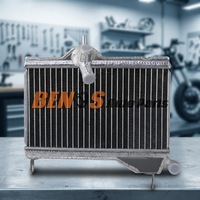 BENOS AUTO PARTS Radiateur de moto en aluminium pour Yamaha RZ350 1984-1985 RD350 RD250 YPVS