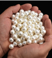 Perles rondes en coquillage naturel et arc-en-ciel HBJC de haute qualité, 2 mm-18 mm, perles en coquillage à moitié percées