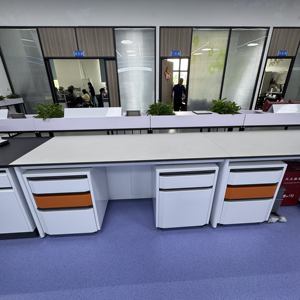 Yüksek kaliteli okul laboratuvar mobilyası kimya fizik biyoloji korozyona dayanıklı epoksi reçine Lab yan çalışma masası - Product Image 1