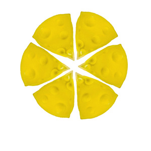 Juguete Antiestrés de TPE con Forma de Queso y Maltitol, de Rebote Lento, Unisex, para Niños de 8 a 13 Años - Product Image 3