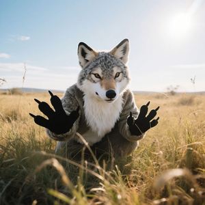 Vente directe d'usine : Costume de mascotte Coyote, Costume de mascotte Loup sur mesure, Costume de mascotte adulte très populaire - Product Image 1