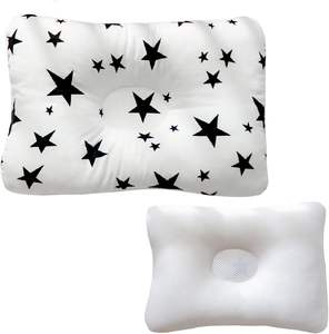 Almohada de algodón transpirable para bebé recién nacido, con forma de estrella de dibujos animados, de alta calidad, suave, para dormir. - Product Image 1