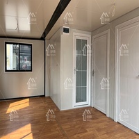Maison en caisson étendu Structure en acier détachable Maison en conteneur préfabriquée extensible 20FT