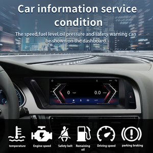 Lecteur multimédia vidéo pour voiture avec écran tactile Android Auto CarPlay sans fil Linux 8,8 pouces pour Audi A4 B8 S4 A5 S5 GPS Navi Radio - Product Image 5