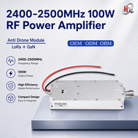 QHXK- GF-100W-2400-2500 Módulo Anti-FPV para Drones DJI, el Más Vendido y Duradero - Módulo de Defensa de Señal para Drones, Detector de Señales