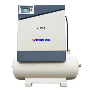 XLPM7.5AT S3 7.5hp 5.5kw variable frequency drive air screw compressor with 300L air tank