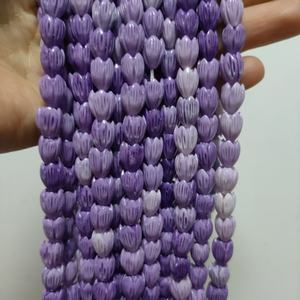 วินเทจฮาวายขายร้อนเรซินดอกไม้ลูกปัดลาเวนเดอร์ไลแลค pikake ดอกไม้ลูกปัดสำหรับขายร้อนเครื่องประดับฮาวาย - Product Image 2