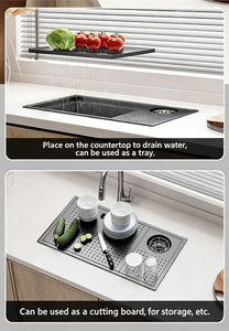 Lavastoviglie da banco in vetro Nano Two, in acciaio inox 304, moderna, multifunzionale, a vasca singola, a scomparsa, per caffetteria e <span class=keywords><strong>cucina</strong></span> - Articolo più venduto - Product Image 5