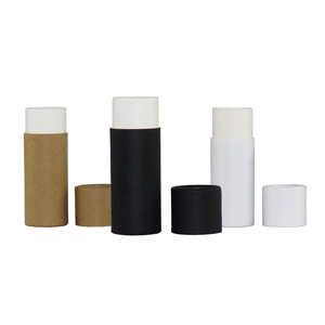 Tube en papier kraft biodégradable à cylindre rond avec logo personnalisé pour l'emballage de rouge à lèvres parfum bougie - Product Image 5