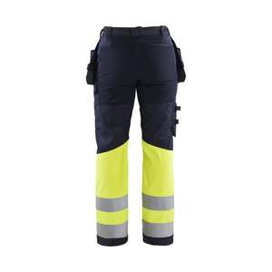 BLAKLADER - 718515128933C36 Pantalón multinorm inherente de mujer con elástico Azul marino/Amarillo ROPA DE TRABAJO RESISTENTE A LLAMAS - Product Image 2