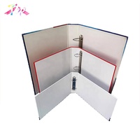 Carpeta de Archivo Ecológica de Cartón A4/A5 con Anillas, Impresión Offset Personalizada, Laminación con Película y Estampado en Caliente para Uso en Oficina