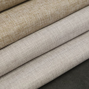 Stile semplice moderno panno da parete di lino giallo tinta unita ispessita 3m di altezza impermeabile per Villa popolare per soggiorno ancestrale - Product Image 1