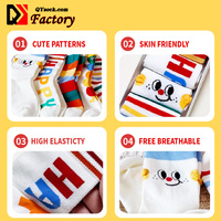OEM Vente en gros de chaussettes pour enfants Chaussettes pour l'école personnalisées, confortables et colorées, respirantes en coton pour filles
