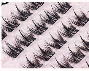 Faux cils auto-adhésifs réutilisables naturels, sans <span class=keywords><strong>colle</strong></span>, style Manga Tournesol paresseux, effet <span class=keywords><strong>lapin</strong></span> à neuf queues - Product Image 4