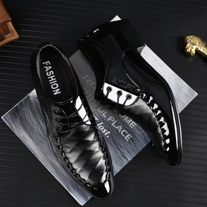 Zapatos De Vestir Para Hombres Men's Dress <strong>Leather</strong> Pointed Toe Shoes <strong>Italy</strong> 2026 Famous New Arrivals Shoes - Product Image 3