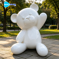 Estatuas de Animales de Resina de Fibra de Vidrio Personalizadas de Alta Calidad de Fábrica, Estilo Moderno, Decoración Popular para el Hogar y Exteriores, Cuadradas