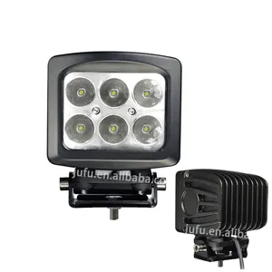 Luzes led para inundação 60w, quadrada, fora da estrada, para trabalho, para atv 4x4 rv, reboque, pesca, barco, caminhão