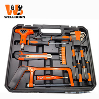 Kit d'outils universel multifonctionnel de qualité industrielle 104 pièces OEM avec étui rigide pour l'entretien et le traitement automobile