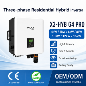 Invertisseur solaire hybride résidentiel 6 kW 380 V 400 V triphasé type II SPD avec <span class=keywords><strong>compteur</strong></span> sans fil pour maison intelligente - Product Image 1