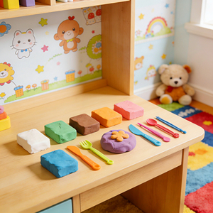 Kit de Arcilla de Secado al Aire Súper Ligera y No Tóxica, Plastilina Suave Ultraligera para Modelar, para Niñas y Niños, en Bolsa - Product Image 5