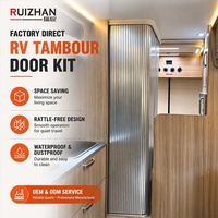 Armoire de rangement extérieure pour camping-car RUIZHAN, en plastique imperméable, avec porte à tambour et serrure électronique