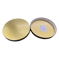 Couvercles de bocaux en verre personnalisés en gros Couvercle plat en métal or argent brillant Couvercle de bocal à bougie
