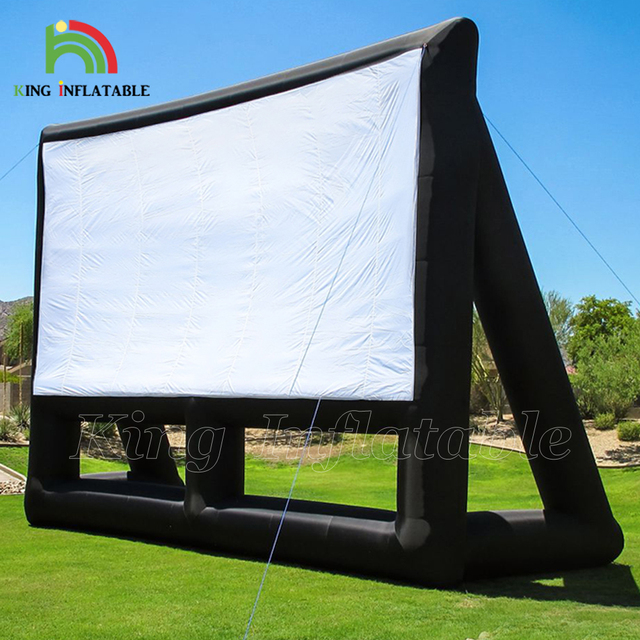 Outdoor Commercial Event Inflatable Movie Screen With Blower