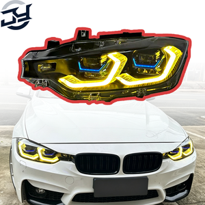 Lenti LED JY per Gruppi Ottici <span class=keywords><strong>BMW</strong></span> <span class=keywords><strong>Serie</strong></span> <span class=keywords><strong>3</strong></span> F30 dal <span class=keywords><strong>2013</strong></span> al 2018, Luci Diurne Aftermarket a Forma di Cucchiaio per F35 - Product Image 1