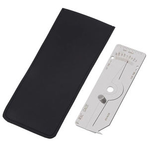 DEM WG016 स्टेनलेस स्टील वी-Wac एकल <span class=keywords><strong>Undercut</strong></span> प्रकार वेल्ड पण निरीक्षण शासकों वेल्डिंग गेज - Product Image 6