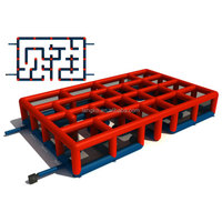 Labyrinthe gonflable géant extérieur pour adultes Jeu de sport Labyrinthe Labyrinthe Terrain de jeux gonflable