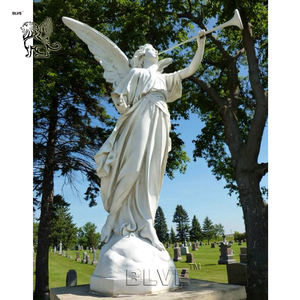 BLVE décoration extérieure grande <span class=keywords><strong>pierre</strong></span> naturelle grecque granit <span class=keywords><strong>ange</strong></span> <span class=keywords><strong>gardien</strong></span> <span class=keywords><strong>Statue</strong></span> marbre <span class=keywords><strong>jardin</strong></span> Sculpture - Product Image 5