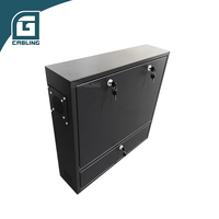 Gcabling Boîtier de sécurité noir avec serrure de contrôle pour enregistreur DVR NVR Full HD 1080p, pour rack CCTV 6 pouces et boîtier de sécurité pour véhicule