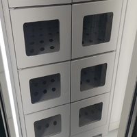 Armoire de circulation d'air, casier réfrigéré intelligent, API/SDK logiciel personnalisé, 10 boîtes, machine de refroidissement à récupération autonome 24h/24, 2-8 ℃