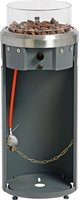 Calentador de Patio, Chimenea Exterior de Primera Calidad, Columna Redonda de Metal de 23 Pulgadas con Protección Contra el Viento para Jardín, Patio Trasero, Balcón