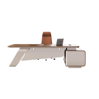 Ensemble de mobilier de bureau moderne pour PDG, durable, multifonctionnel, modulaire, bureau de direction, chaise, bois massif, utilisation en bureau