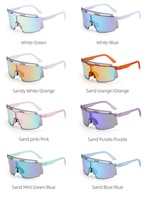 Lunettes de cyclisme sportives aérodynamiques, lunettes de soleil HD, lunettes de course, de baseball, de VTT, de moto, logo personnalisé, vente en gros