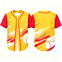 Seragam Baseball Sublimasi Terbaru Jersey Baseball Bernapas Produsen Jersey Olahraga Jersey Logo Kustom