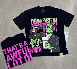 <span class=keywords><strong>È</strong></span> un sacco di T-shirt con sciroppo per la tosse abbigliamento da uomo di alta qualità 100% cotone stampato magliette oversize per uomo - Product Image 1