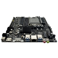 Carte mère H610 Mini ITX en gros d'usine, LGA1700, 2DDR4 3200MHz, M.2 NVMe SATA pour ordinateur de bureau industriel