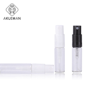 Flacon de testeur de parfum 1.8ml 2ml 3ml 5ml flacons en verre rechargeables bouteilles d'échantillons de parfum vides