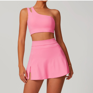 2025 Desgaste do tênis das mulheres Golf Sports Saia Define Nova Secagem Rápida Respirável Leve 2 Peças Roupas para meninas - Product Image 6