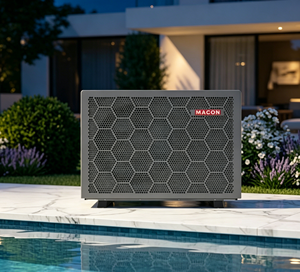 <span class=keywords><strong>Pompe</strong></span> à <span class=keywords><strong>chaleur</strong></span> pour piscine R410A 11KW à fréquence variable pour usage extérieur avec contrôleur LCD et fonction Graffiti - Product Image 1