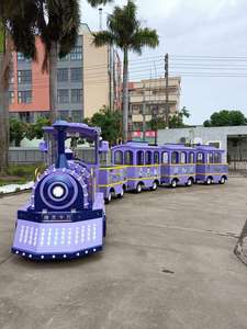 Indoor/<b>Outdoor</b> Kids Electric Trackless <b>Train</b> Rides Fiberglass & Metal with Steel Structure for Shopping Mall Amusements - Product Image 6