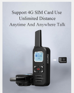 4G LTE Mạng đài phát thanh Wifi Bluetooth PoC thu phát tầm xa woik toik zello PTT Walkie Talkie Android Sim thẻ 4G 3G GSM GPS - Product Image 6