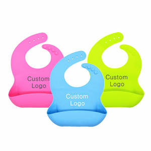 Vendita calda stampato ecologico carino Toddlers Boy Girl Food Grade Feeding Set <span class=keywords><strong>migliori</strong></span> bavaglini bavaglino in Silicone senza BPA - Product Image 1