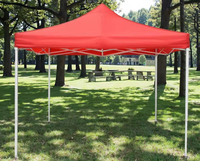 Tente Pop-Up Automatique Robuste 3x3 pour Événements Publicitaires Extérieurs, Direct Usine, Auvent 10x10ft en Tissu Oxford PVC Imperméable