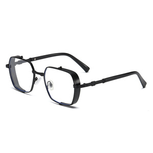 <span class=keywords><strong>Lunettes</strong></span> <span class=keywords><strong>de</strong></span> <span class=keywords><strong>soleil</strong></span> rétro en métal Steampunk avec lentilles UV400 pour hommes et femmes - Product Image 5